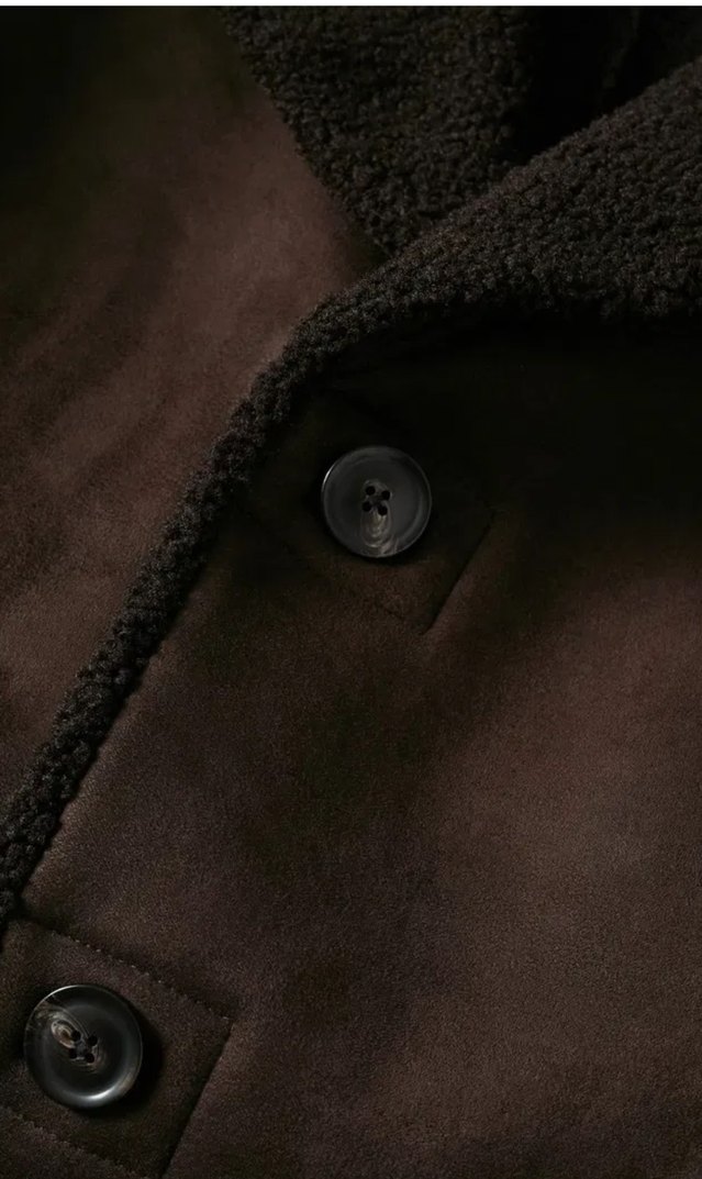 mango kürklü erkek astarlı ceket kaban. - Görsel 2