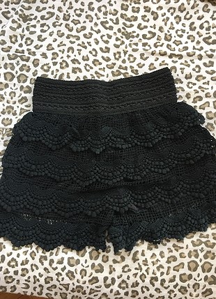 Zara Dantel şort