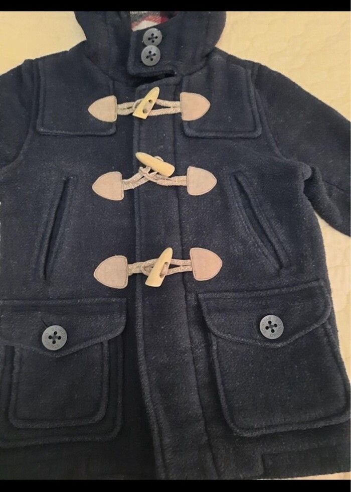 Zara kids kaşe kaban - Görsel 2