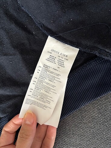 18-24 Ay Beden lacivert Renk Armani çocuk hırka