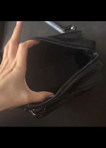 Siyah rugan çanta - Görsel 4