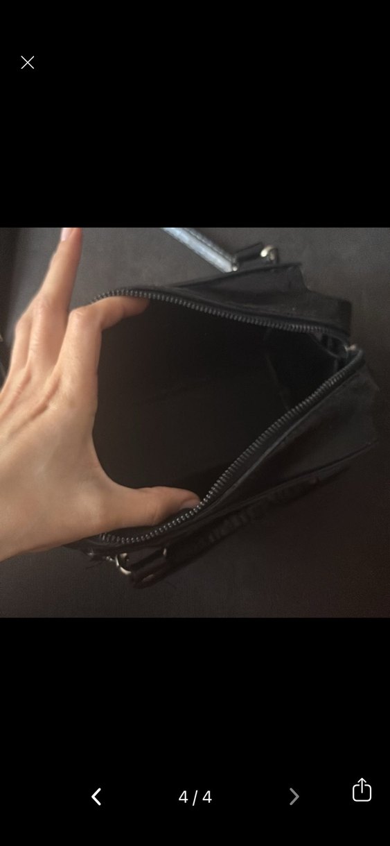 Siyah rugan çanta - Görsel 4