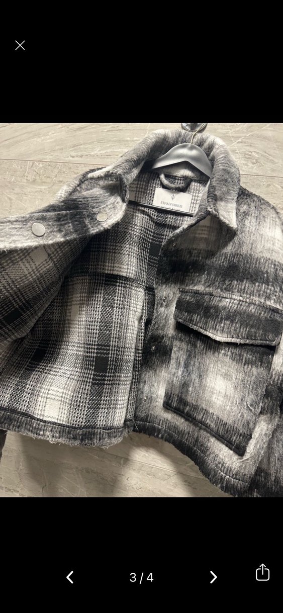 Stradivarius tüylü ceket - Görsel 3