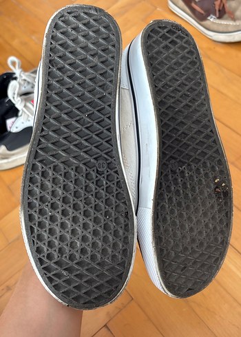 Beyaz Vans Kadın Günlük Spor Ayakkabı - Görsel 5