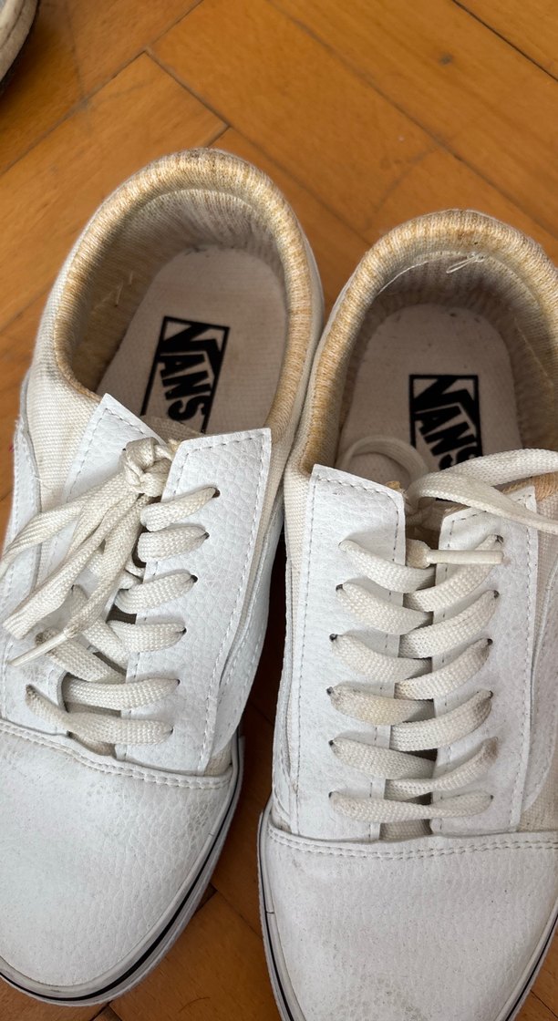 Beyaz Vans Kadın Günlük Spor Ayakkabı - Görsel 4