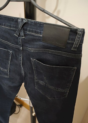 Erkek Lacivert Regular Fit Denim Pantolon - Görsel 5