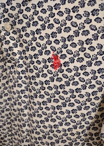 Erkek Pamuklu Desenli Polo Tişört - Görsel 3