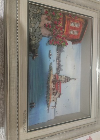 Çok Renkli Parlak Manzara Tablosu - Görsel 3