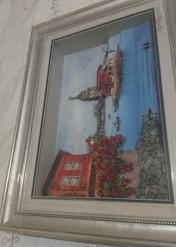 Çok Renkli Parlak Manzara Tablosu - Görsel 5