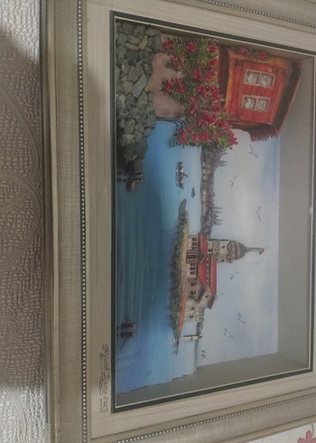 Çok Renkli Parlak Manzara Tablosu - Görsel 7