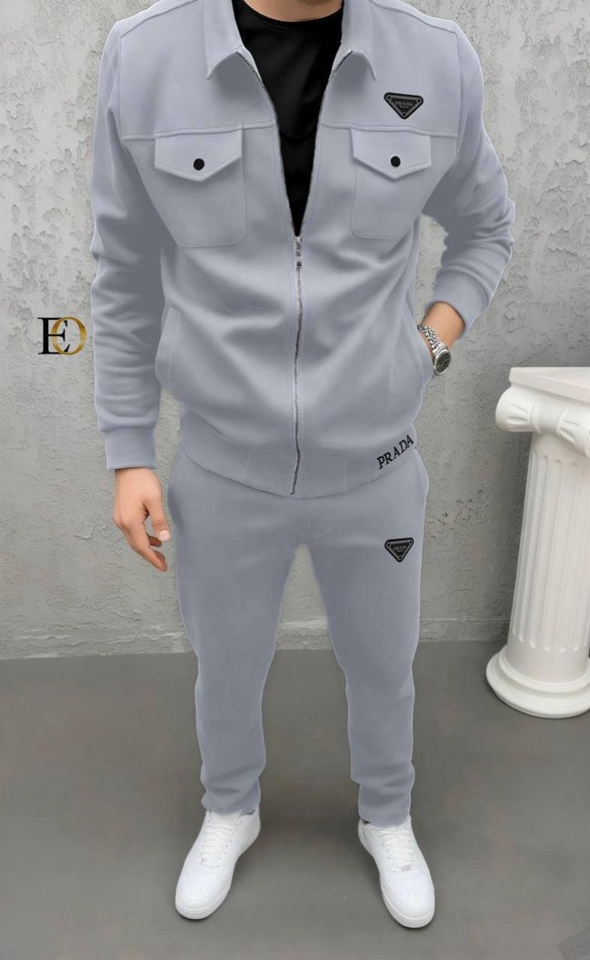 Erkek Kahverengi Fermuarlı Sweatshirt - Görsel 2