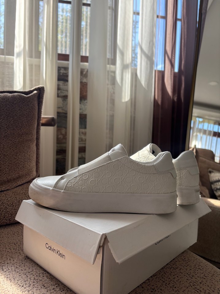 Calvin Klein Beyaz Kadın Spor Ayakkabı - Görsel 5