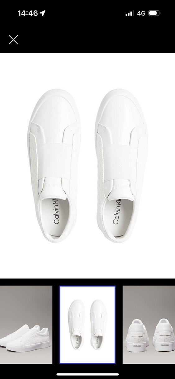 Calvin Klein Beyaz Kadın Spor Ayakkabı - Görsel 3