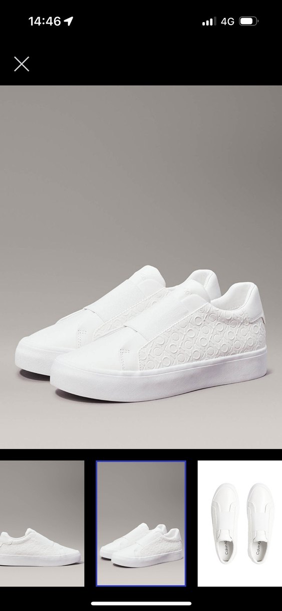 Calvin Klein Beyaz Kadın Spor Ayakkabı - Görsel 2