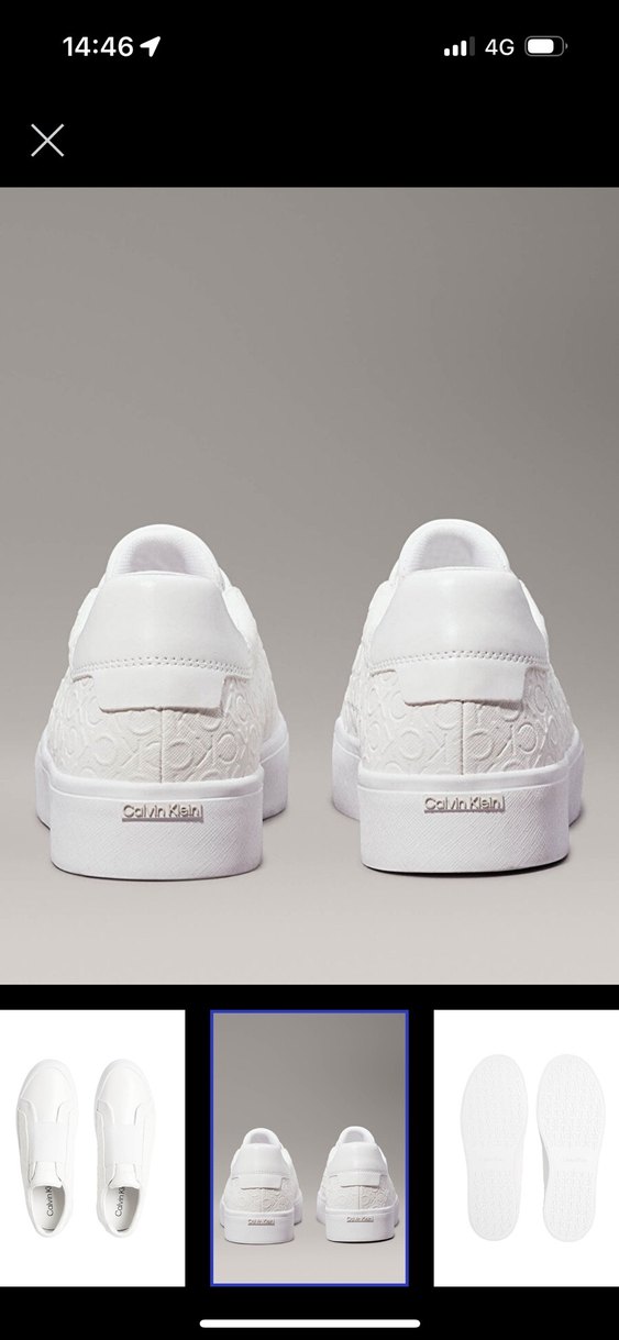 Calvin Klein Beyaz Kadın Spor Ayakkabı - Görsel 4