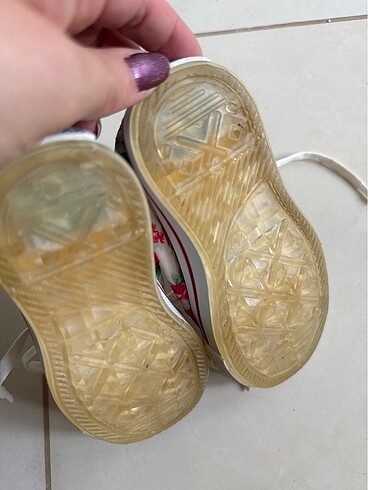 24 Beden çeşitli Renk Converse çiçekli kız çocuk ayakkabı