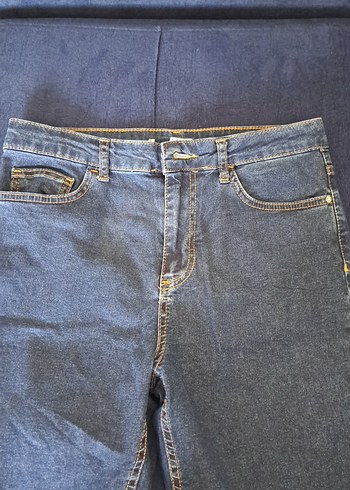 Diğer Kadın lacivert Midi Boy Denim Şort
