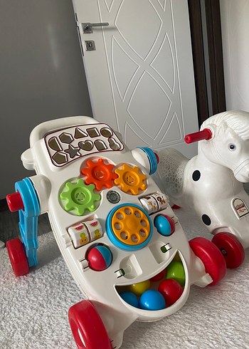 Renkli Bebek Yürüteci ve at