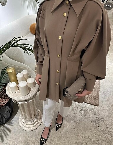 38 Beden camel Renk Noirre design vizon tunik
