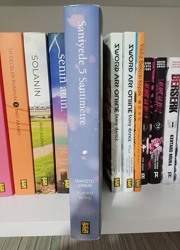 Saniyede 5 santimetre manga 