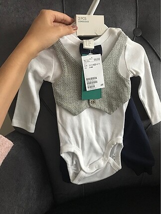 H&M Hm bebek ikili set takım alt üst