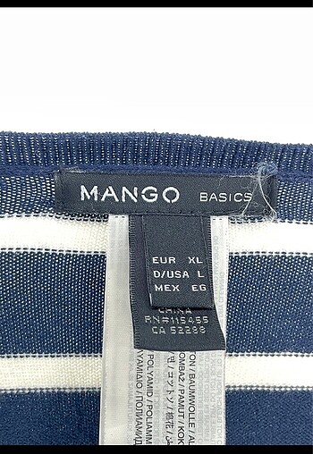 xl Beden lacivert Renk Mango triko kadın elbise