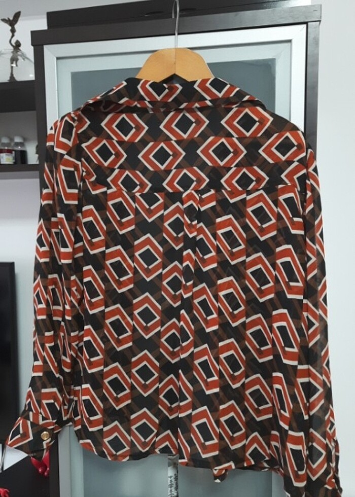 Şifon gömlek - Görsel 4