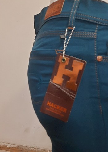 Tokalı Mavi Denim Kadın Jean