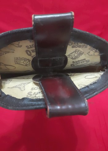 Erkek Bordo Deri Kemerli Diz Boyu Bot - Görsel 5