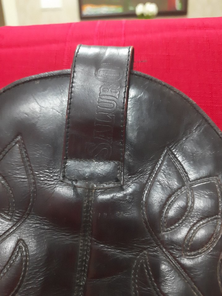 Erkek Bordo Deri Kemerli Diz Boyu Bot - Görsel 4