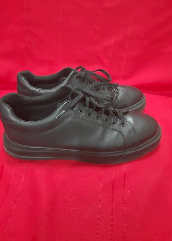 Siyah Minimalist Goth Erkek Spor Ayakkabı - Görsel 2