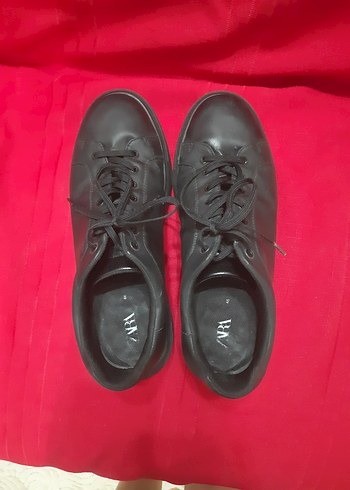 Siyah Minimalist Goth Erkek Spor Ayakkabı - Görsel 5