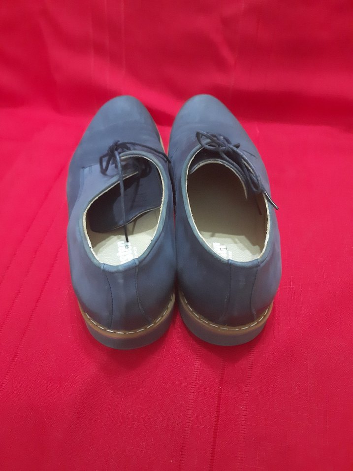 Gri Süet Erkek Klasik Ayakkabı - Görsel 3