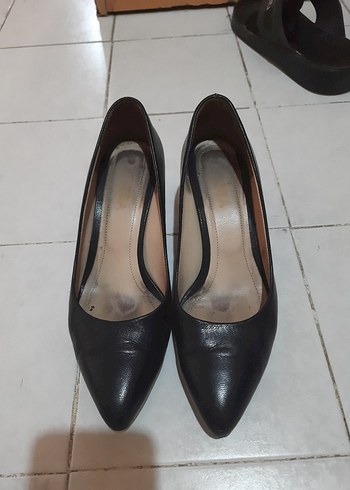 Bej Kadın Stiletto Topuklu Ayakkabı - Görsel 5