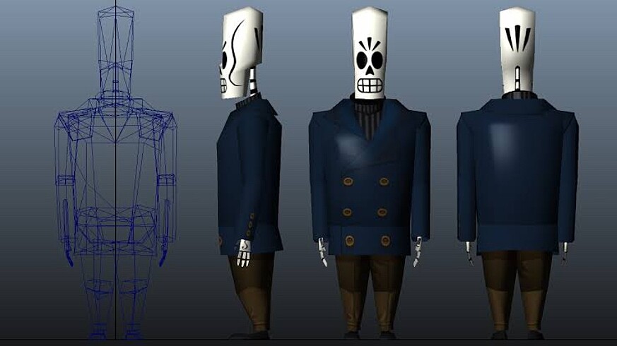 grim fandango figür ekstra