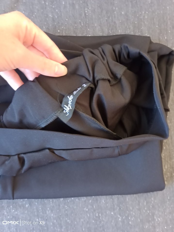 Siyah Kumaş Pantolon - Görsel 2