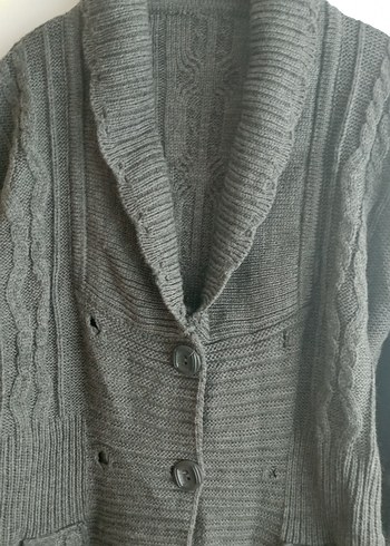 Kadın Örgülü Hırka - Görsel 2