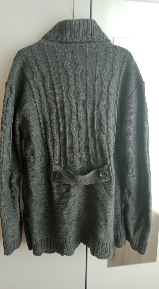 Kadın Örgülü Hırka - Görsel 3