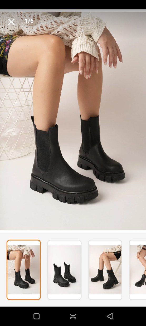 Kadın Siyah Bot - Görsel 2