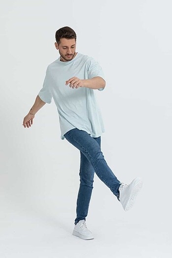 OVERSIZE BASİC TİŞÖRT (YEŞİL TONU)