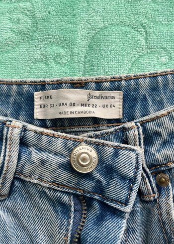 Gri Yırtmaçlı Midi Bol Kesim Kadın Kot Pantolon - Görsel 3