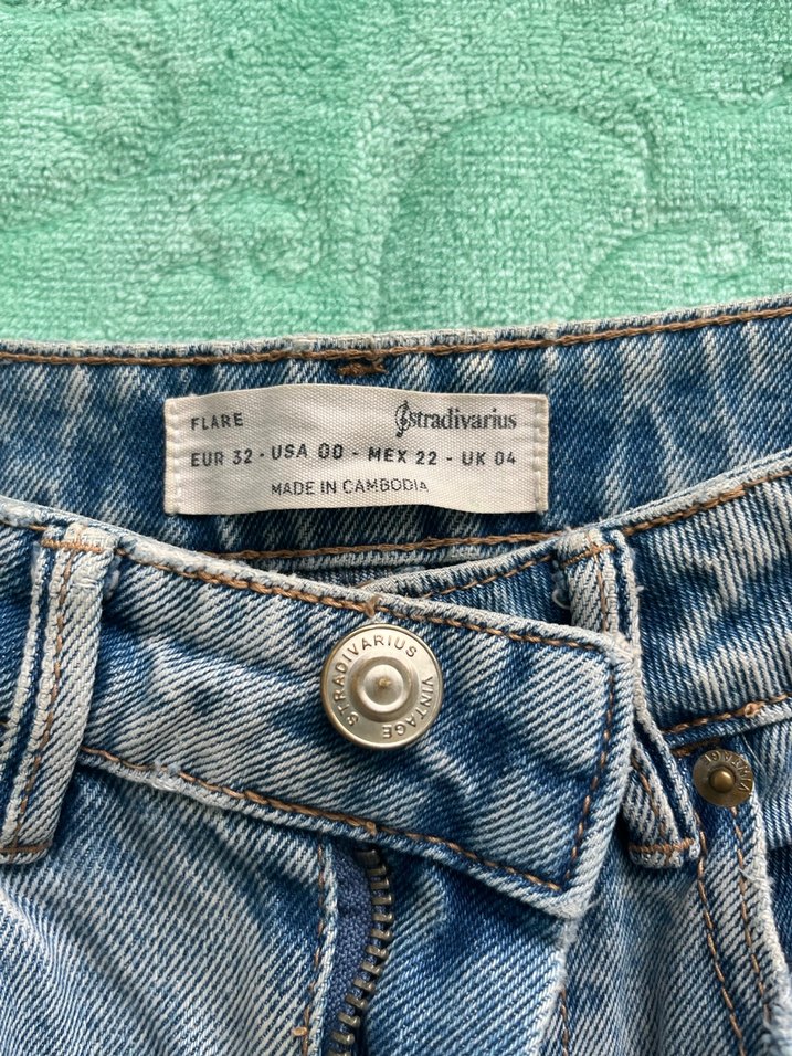 Gri Yırtmaçlı Midi Bol Kesim Kadın Kot Pantolon - Görsel 3