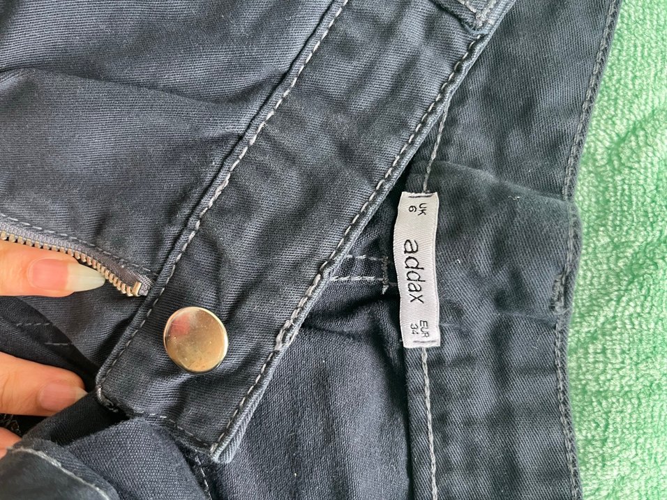 Siyah Bol Kesim Denim Pantolon - Görsel 3