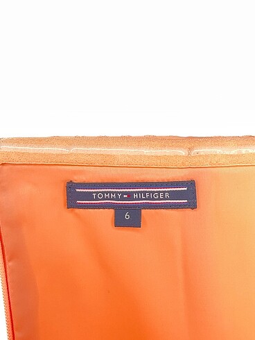 34 Beden turuncu Renk Tommy Hilfiger Kısa Elbise %70 İndirimli.