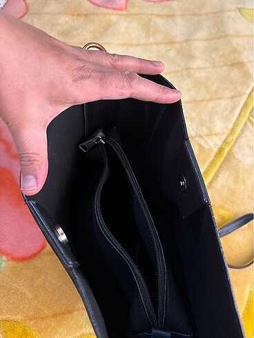 Çarşı Giyimden süet çanta - Görsel 3