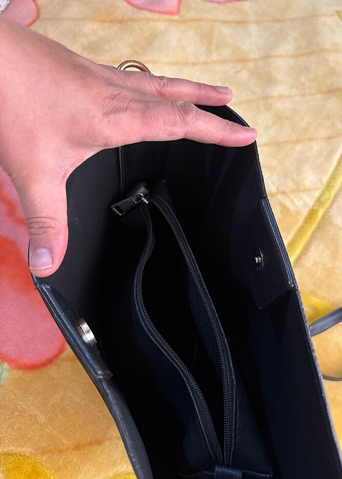 Çarşı Giyimden süet çanta - Görsel 3