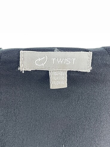 38 Beden siyah Renk Twist Kısa Elbise %70 İndirimli.