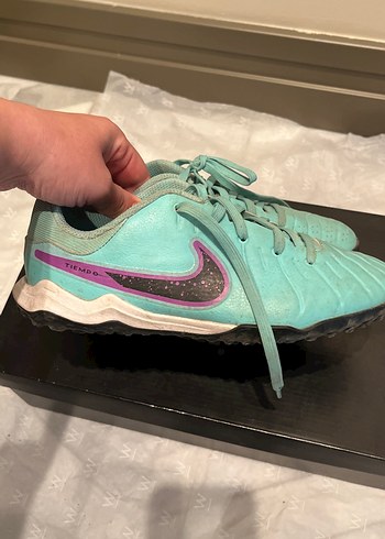 Kız Çocuk Turkuaz Cırtcırtlı Spor Ayakkabı - Görsel 2