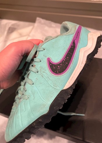 Kız Çocuk Turkuaz Cırtcırtlı Spor Ayakkabı - Görsel 4