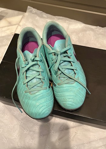 Kız Çocuk Turkuaz Cırtcırtlı Spor Ayakkabı - Görsel 3